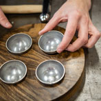 Holly Clifford at work. Yorkshire Artspace 2020